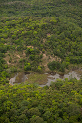 Aerial view of body of water - river - rivers. High quality photo