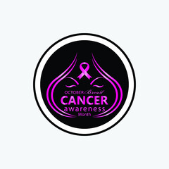October is breast cancer awareness month,Breast Cancer Awareness,Ways to Show Your Support During Breast Cancer Awareness Month,breast-cancer-awareness-month vector image.