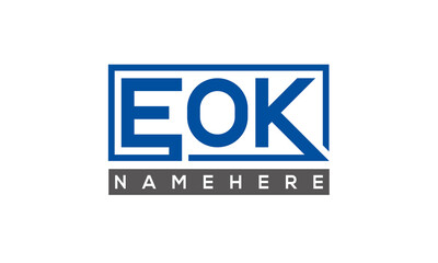 EOK creative three letters logo