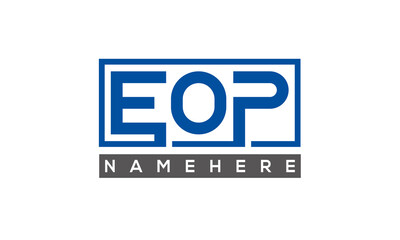 EOP creative three letters logo