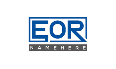EOR creative three letters logo