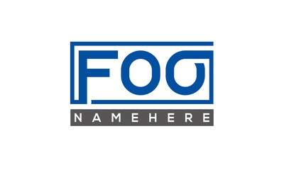 FOO creative three letters logo