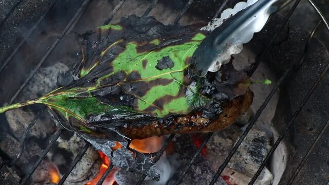 Grilled fresh meat and safe from red meat accelerators