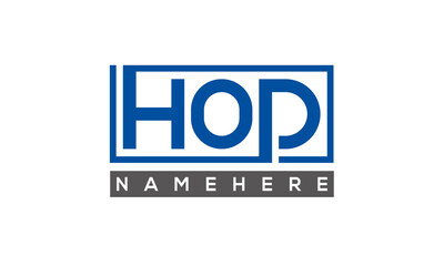 HOD creative three letters logo