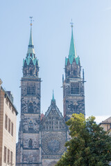 Fototapeta na wymiar Lorenzkirche Nürnberg