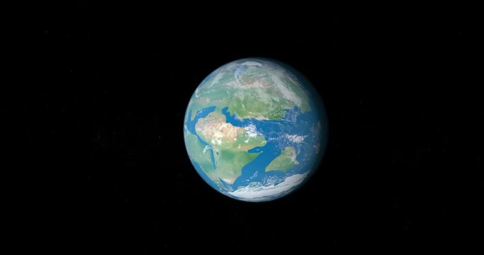Laurasia and Gondwana in earth planet