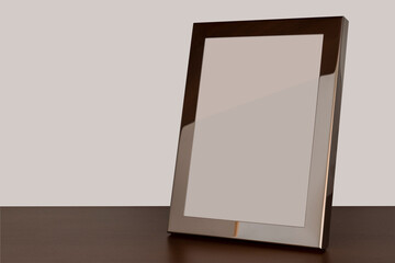 picture frame on the table