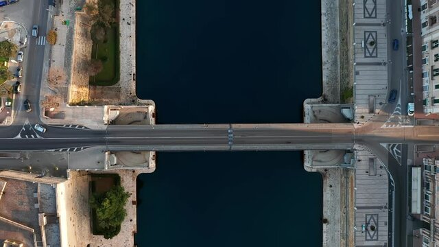 Aerial view of Taranto, Italy - Puglia
