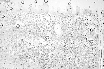 white background water drops on glass, abstract design overlay wallpaper