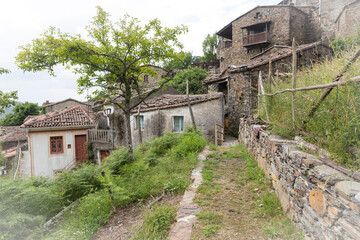 Fototapeta na wymiar Candal Schist Village, Serra da Lousa, Lousa, Portugal