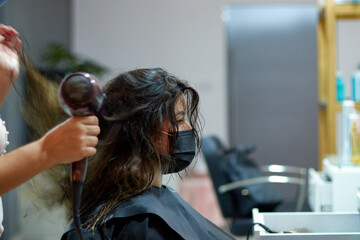 Haircut, Styling and hair ironing