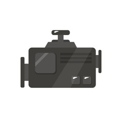 engine isolated illustration. car engine flat icon on white background. car engine clipart.