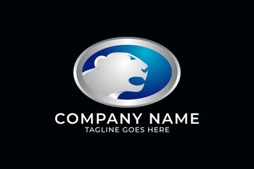 panther logo design, emblem logo design, automotive logo