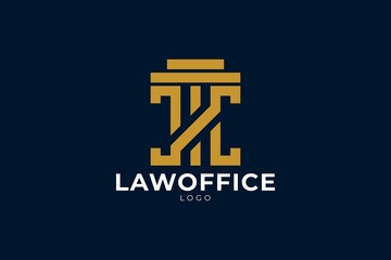 law office logo design, abstract letter h, attorney logo, legal logo