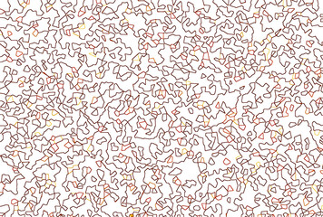 Simple image of broken lines on a white background