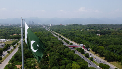 The Talest Pakistani Flag Pole, Islamabad, Pakistan 