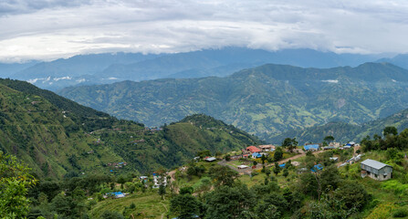 Fototapeta na wymiar Mountains of Nepal