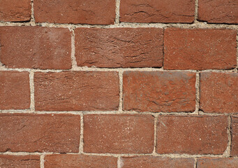 Obraz premium red brick wall background