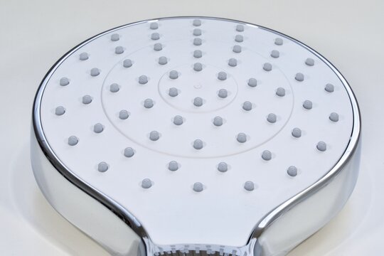 Closeup Of A Shower Head, No Water