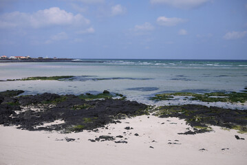 sea in jeju island