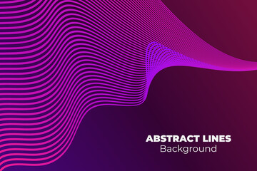 Abstract lines background, Abstract Wave Lines Background vector. modern stream background. Vector Background Illustration. Dynamic abstract line vector background, abstract line pattern