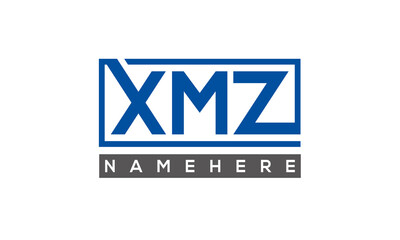 XMZ creative three letters logo