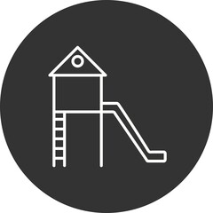 Slide Filled Linear Vector Icon Design