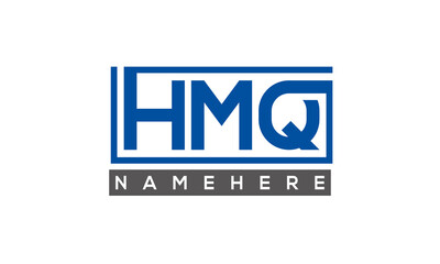 HMQ creative three letters logo