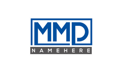 MMD creative three letters logo