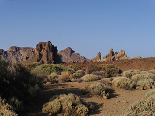 wulkaniczny krajobraz na teneryfie