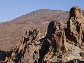 wulkan teide, wyspy kanaryjskie, teneryfa, formacje skalne - 463395166