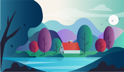 Landscape illustration