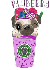 pugcoffe blueberry