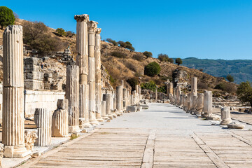 Sacred Street in Ephesus, Turkey.
