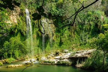 Kursunlu waterfalls in Antalya, Turkey.