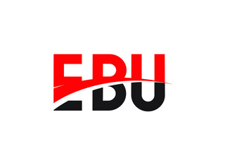 EBU Letter Initial Logo Design Vector Illustration