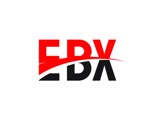 EBX Letter Initial Logo Design Vector Illustration