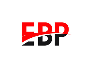 EBP Letter Initial Logo Design Vector Illustration