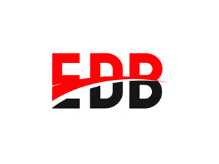 EDB Letter Initial Logo Design Vector Illustration