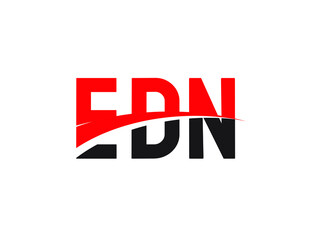 EDN Letter Initial Logo Design Vector Illustration