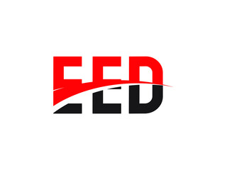 EED Letter Initial Logo Design Vector Illustration