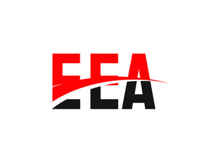 EEA Letter Initial Logo Design Vector Illustration