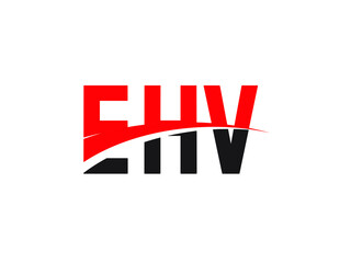 EHV Letter Initial Logo Design Vector Illustration
