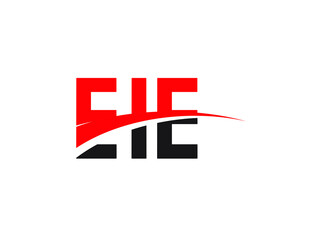 EIE Letter Initial Logo Design Vector Illustration