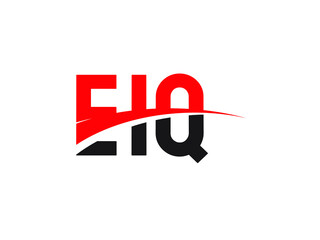 EIQ Letter Initial Logo Design Vector Illustration