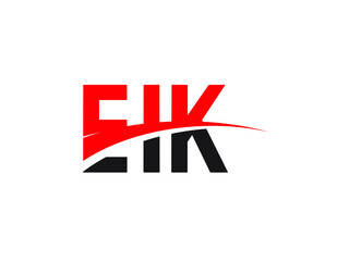 EIK Letter Initial Logo Design Vector Illustration