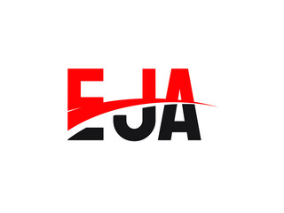 EJA Letter Initial Logo Design Vector Illustration