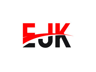 EJK Letter Initial Logo Design Vector Illustration