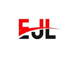 EJL Letter Initial Logo Design Vector Illustration
