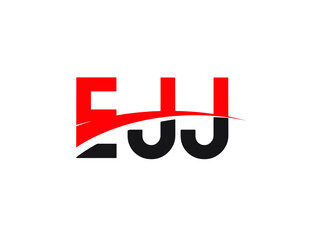 EJJ Letter Initial Logo Design Vector Illustration